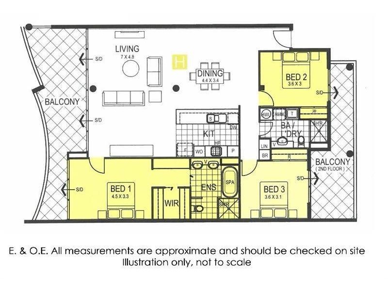 3/98 Terrace Road, East Perth WA 6004 Floorplan
