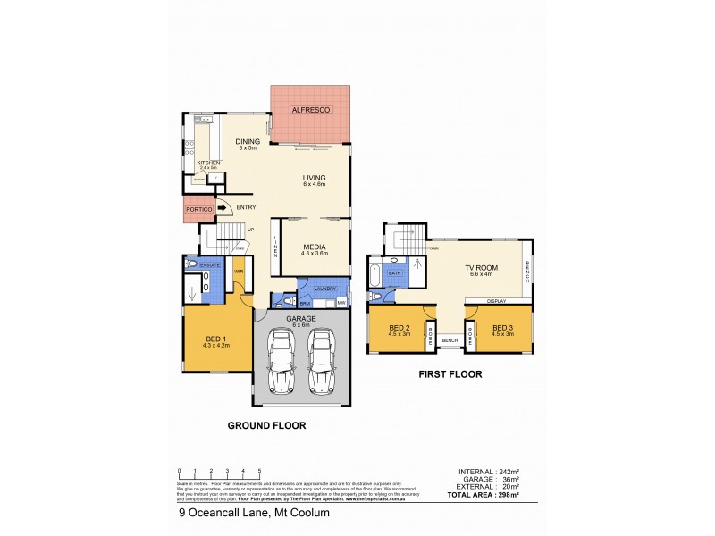 13 Oceancall Lane, Mount Coolum QLD 4573 Floorplan