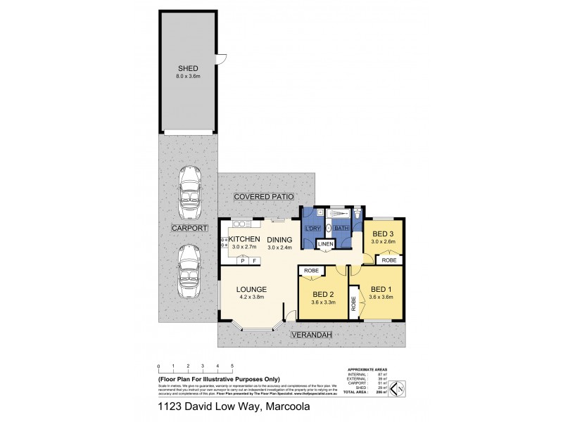 1123 David Low Way, Marcoola QLD 4564 Floorplan