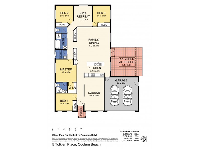 5 Tolkien Place, Coolum Beach QLD 4573 Floorplan