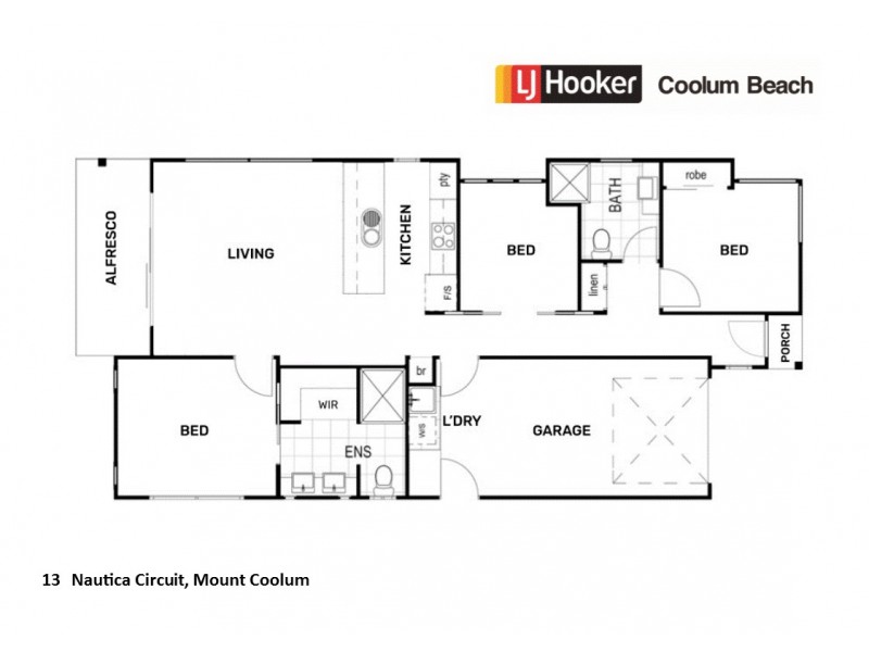 13 Nautica Circuit, Mount Coolum QLD 4573 Floorplan