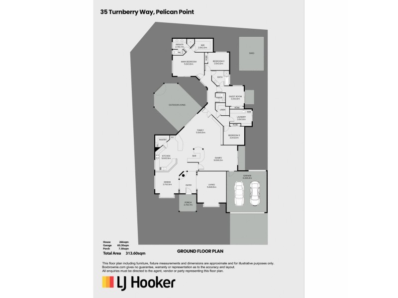 35 Turnberry Way, Pelican Point WA 6230 Floorplan