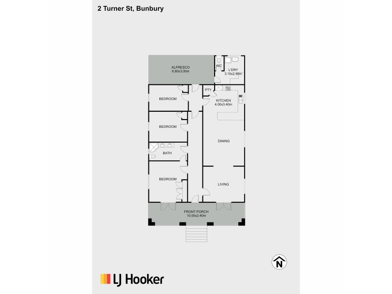 2 Turner Street, Bunbury WA 6230 Floorplan