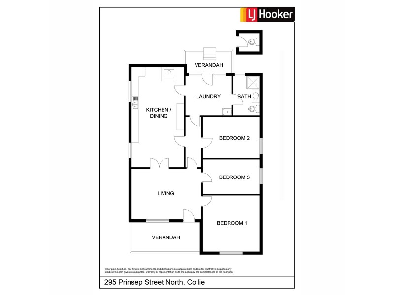 295 Prinsep Street North, Collie WA 6225 Floorplan