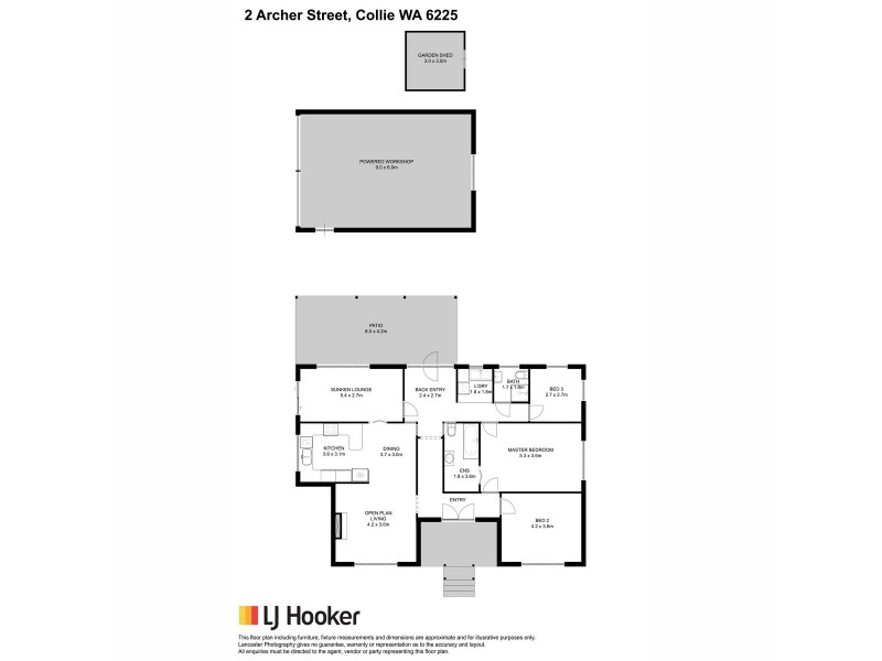 2 Archer Street, Collie WA 6225 Floorplan