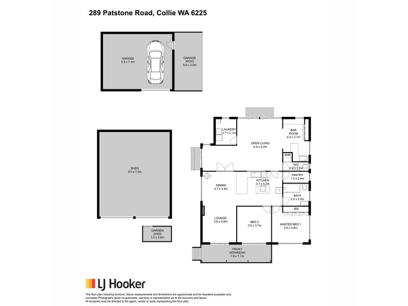 289 Patstone Road, Collie WA 6225 Floorplan
