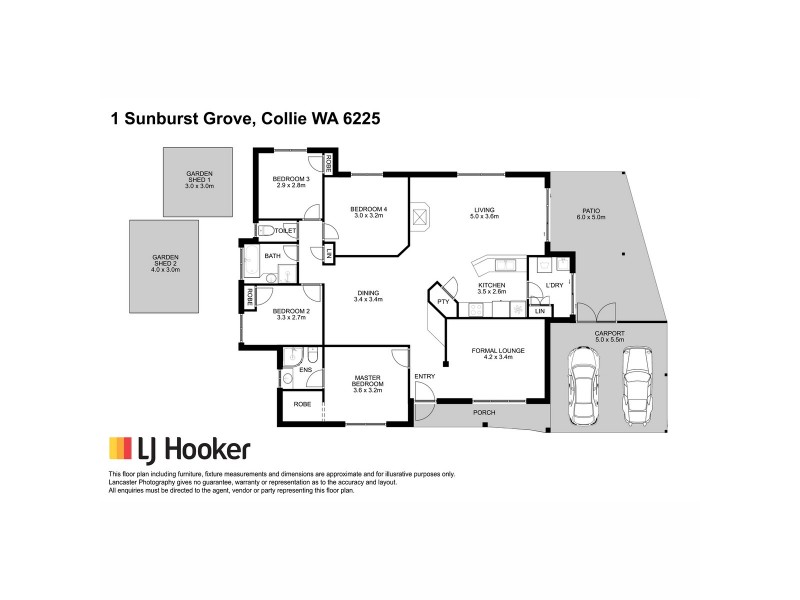 1 Sunburst Grove, Collie WA 6225 Floorplan
