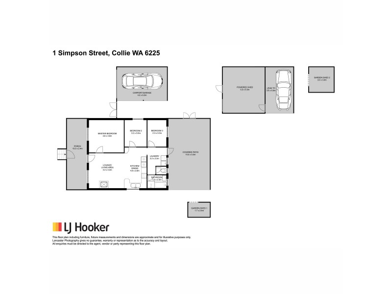 1 Simpson Street, Collie WA 6225 Floorplan