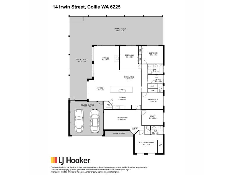 14 Irwin Street, Collie WA 6225 Floorplan