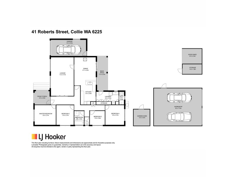 41 Roberts Street, Collie WA 6225 Floorplan