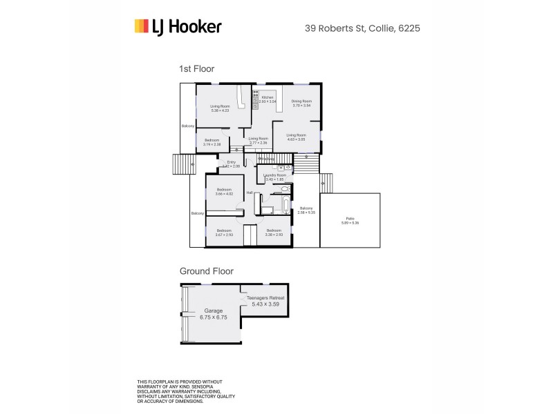39 Roberts Street, Collie WA 6225 Floorplan