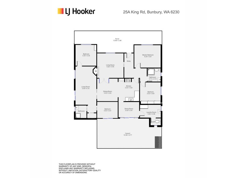 25A King Road, East Bunbury WA 6230 Floorplan
