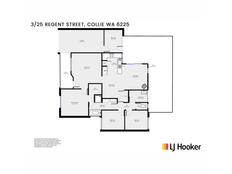 3/25 Regent Street, Collie WA 6225 Floorplan