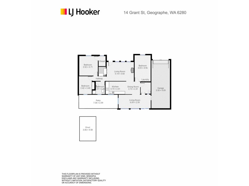 14 Grant Street, Geographe WA 6280 Floorplan