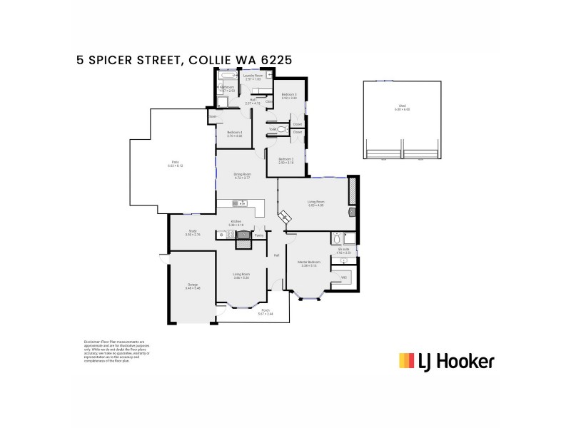 5 Spicer Street, Collie WA 6225 Floorplan