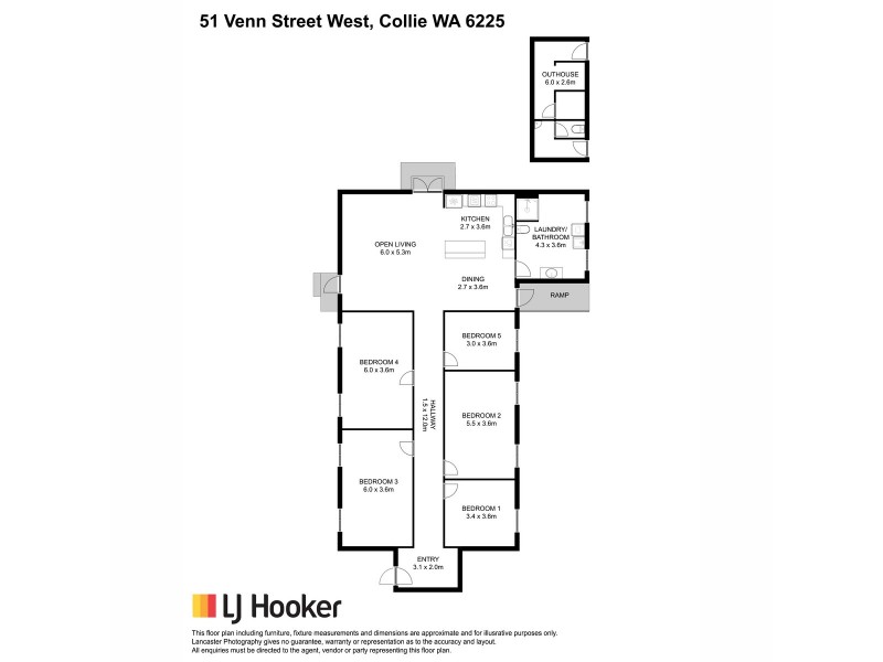 51 Venn Street West, Collie WA 6225 Floorplan
