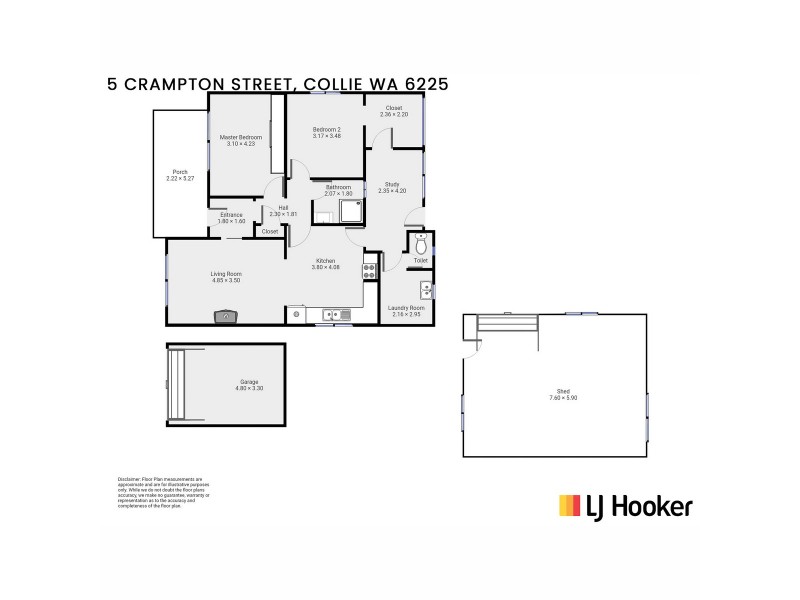 5 Crampton Street, Collie WA 6225 Floorplan