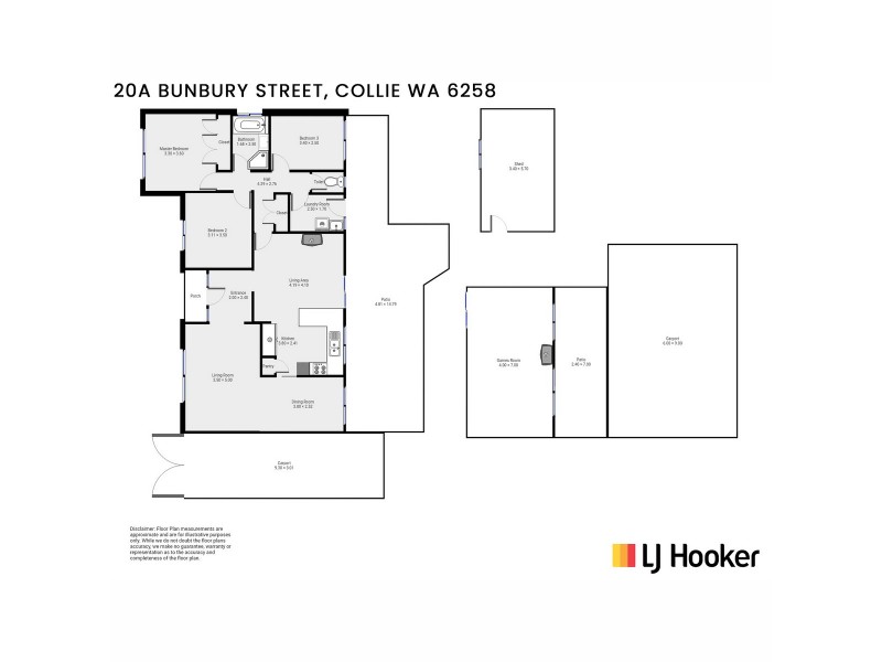 20A Bunbury Street, Collie WA 6225 Floorplan