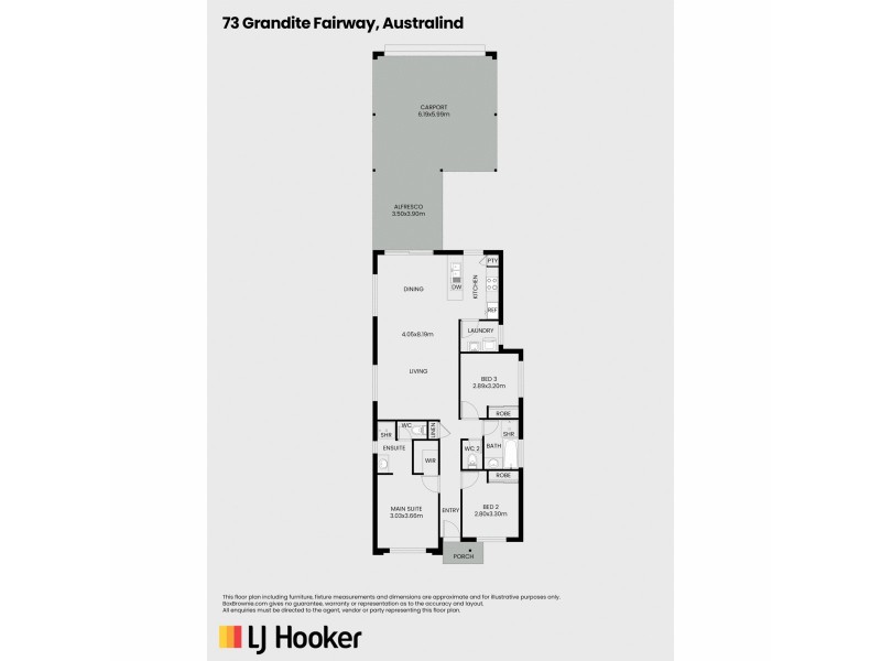 73 Grandite Fairway, Australind WA 6233 Floorplan
