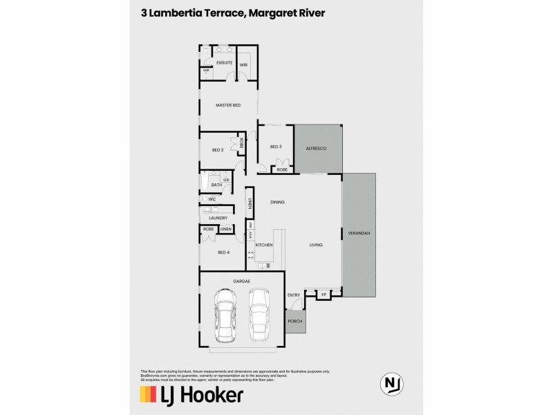 3 Lambertia Terrace, Margaret River WA 6285 Floorplan