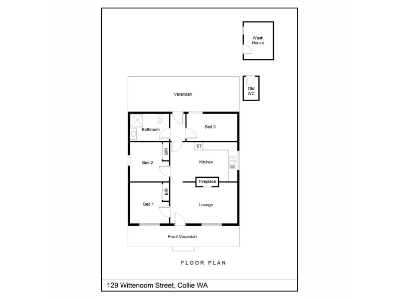 129 Wittenoom Street, Collie WA 6225 Floorplan