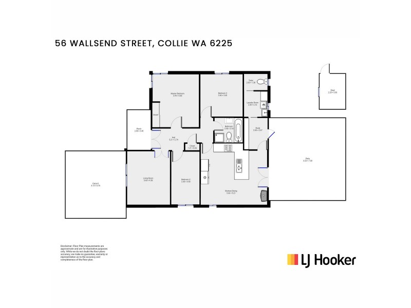 56 Wallsend Street, Collie WA 6225 Floorplan