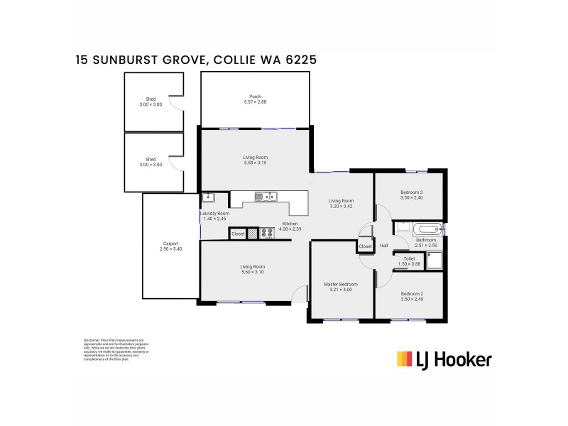 15 Sunburst Grove, Collie WA 6225 Floorplan