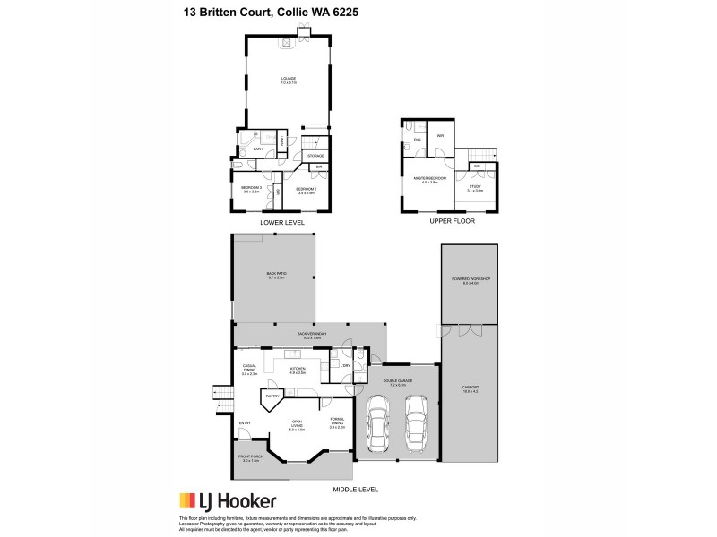 13 Britten Court, Collie WA 6225 Floorplan