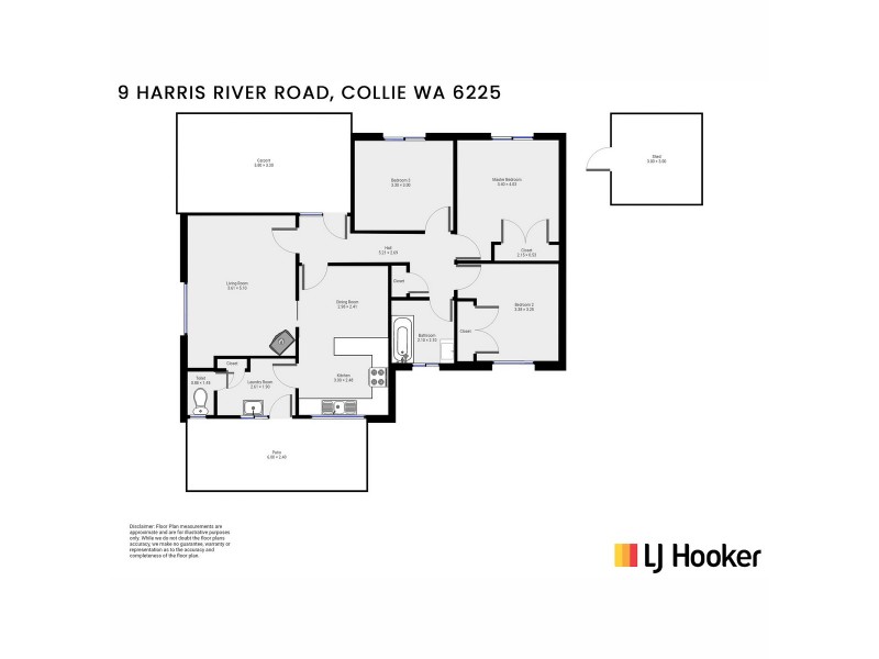 9 Harris River Road, Collie WA 6225 Floorplan
