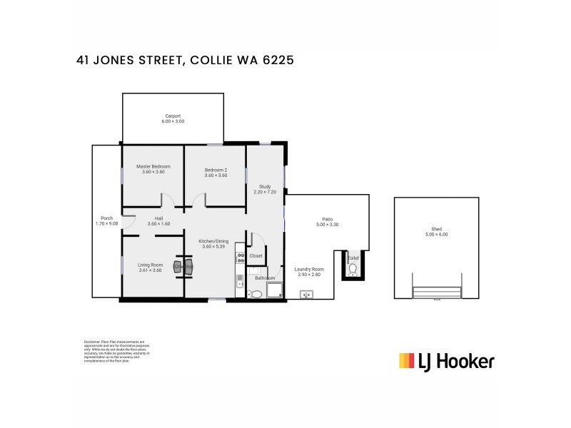 41 Jones Street, Collie WA 6225 Floorplan