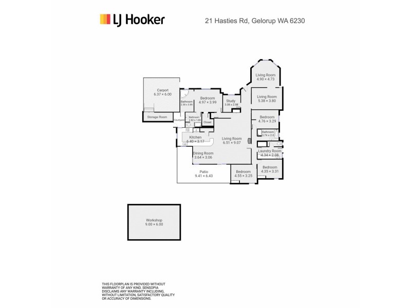 21 Hasties Road, Gelorup WA 6230 Floorplan