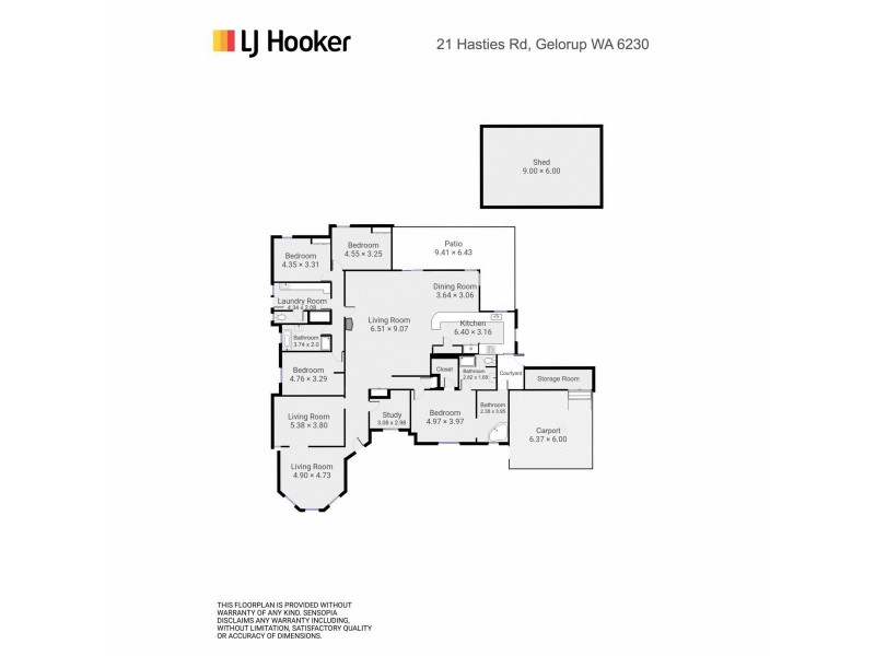 21 Hasties Road, Gelorup WA 6230 Floorplan