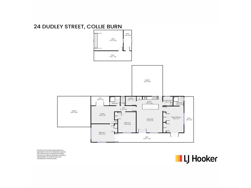 24 Dudley Street, Collie WA 6225 Floorplan