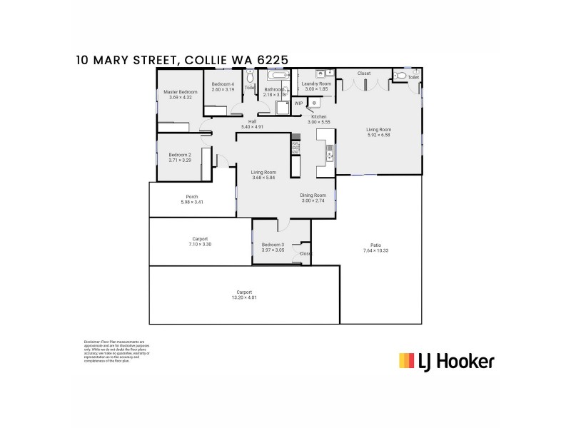 10 Mary Street, Collie WA 6225 Floorplan