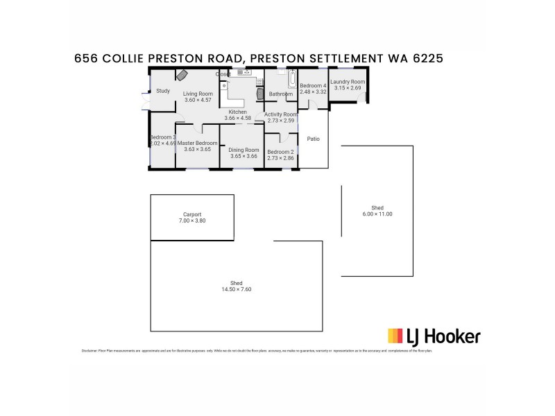 656 Collie-Preston Road, Preston Settlement WA 6225 Floorplan