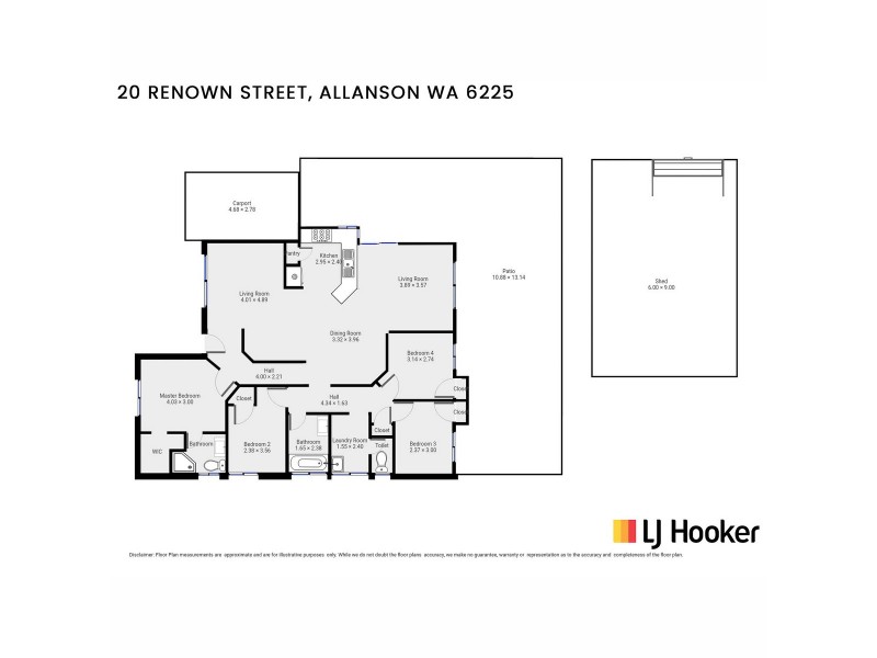 20 Renown Street, Allanson WA 6225 Floorplan