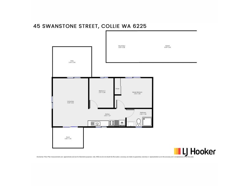 45 Swanstone Street, Collie WA 6225 Floorplan