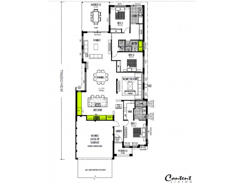 2 Bluff Road, Dalyellup WA 6230 Floorplan