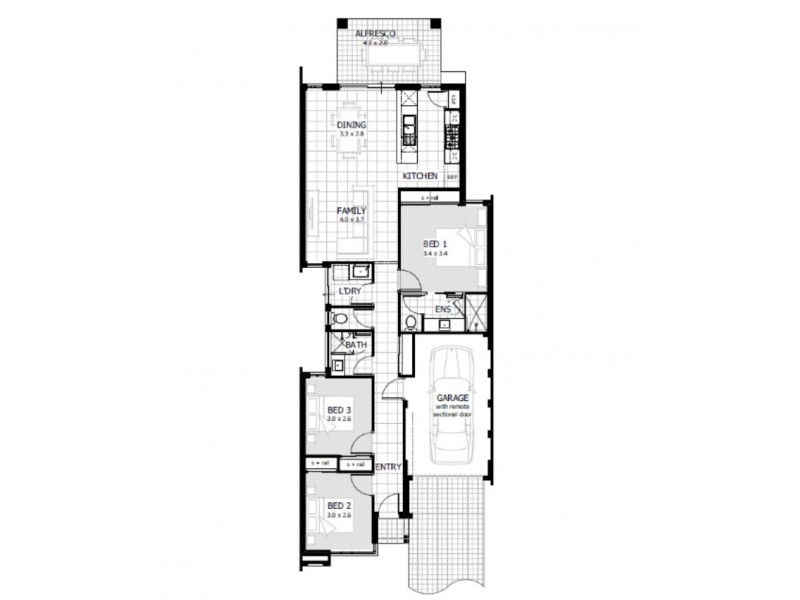 11B Quartz Drive, Australind WA 6233 Floorplan