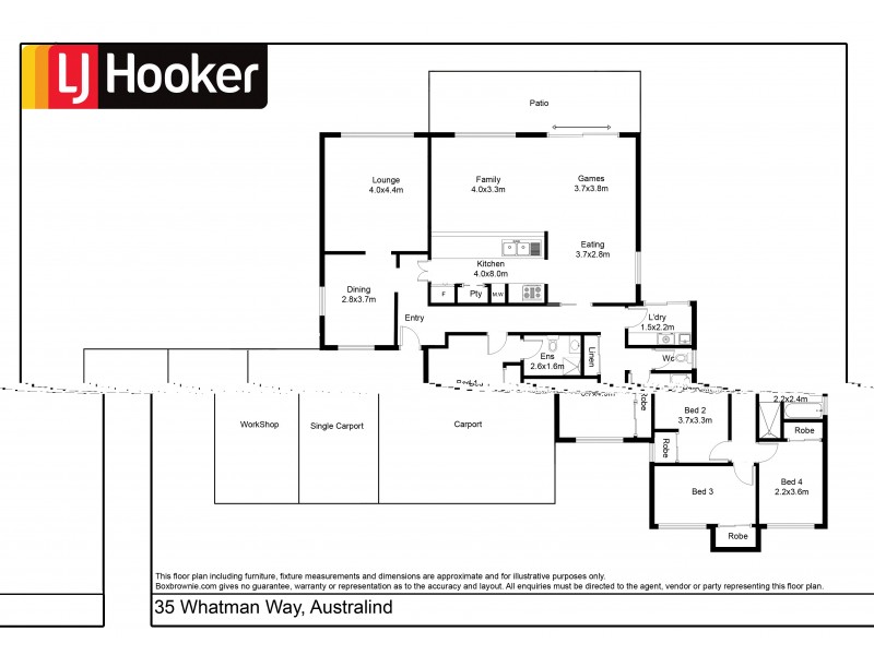 35 Whatman Way, Australind WA 6233 Floorplan