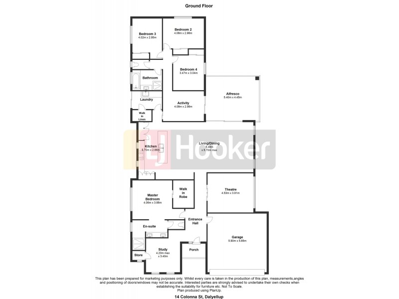 14 Colonna Street, Dalyellup WA 6230 Floorplan