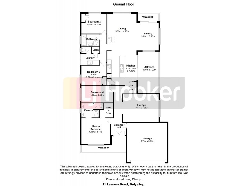 11 Lawson Road, Dalyellup WA 6230 Floorplan
