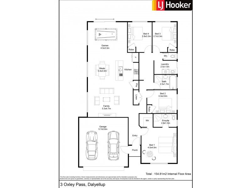 3 Oxley Pass, Dalyellup WA 6230