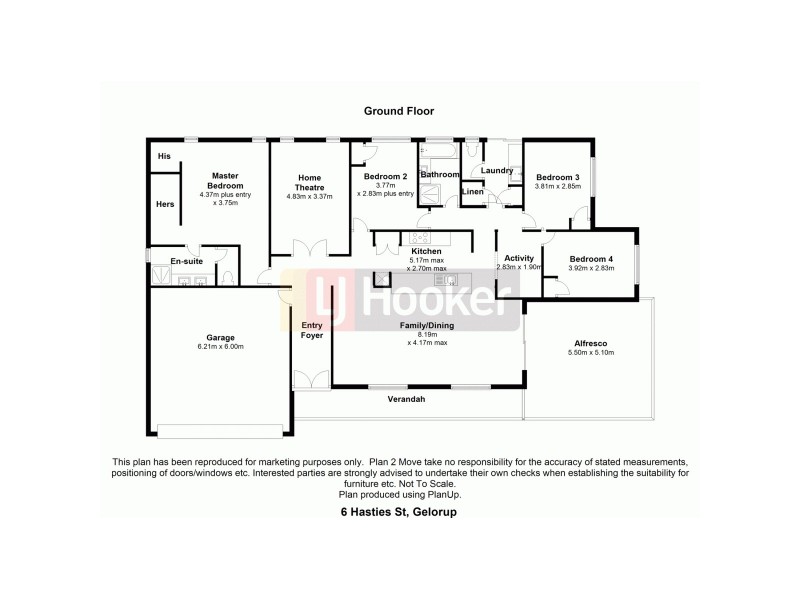 6 Hasties Road, Gelorup WA 6230 Floorplan