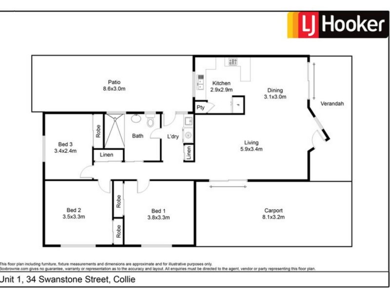 Unit 1/34 Swanstone Street, Collie WA 6225