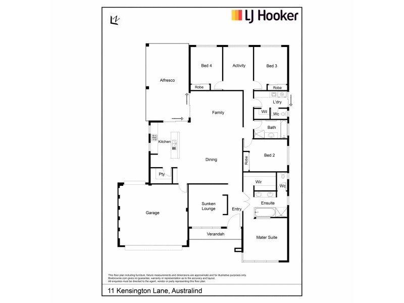 11 Kensington Lane, Australind WA 6233 Floorplan