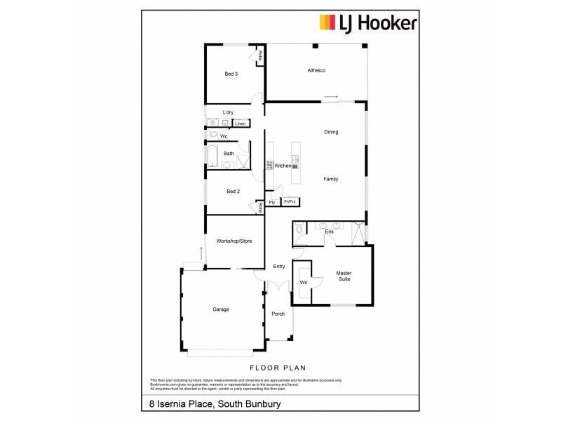 8 Isernia Place, South Bunbury WA 6230 Floorplan