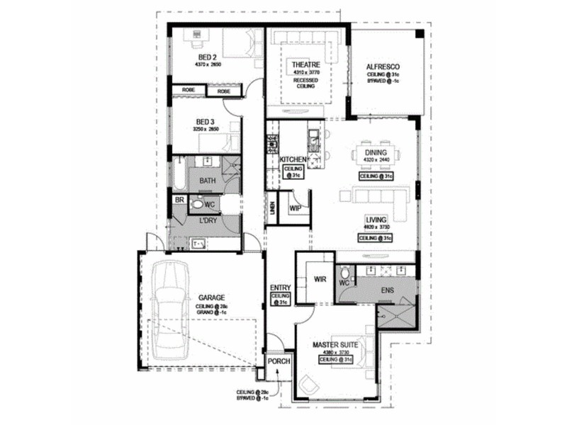 7 Bluff Road, Dalyellup WA 6230 Floorplan
