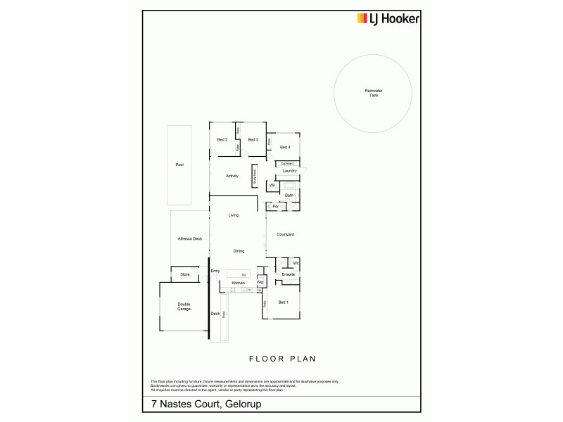 7 Nastes Court, Gelorup WA 6230 Floorplan
