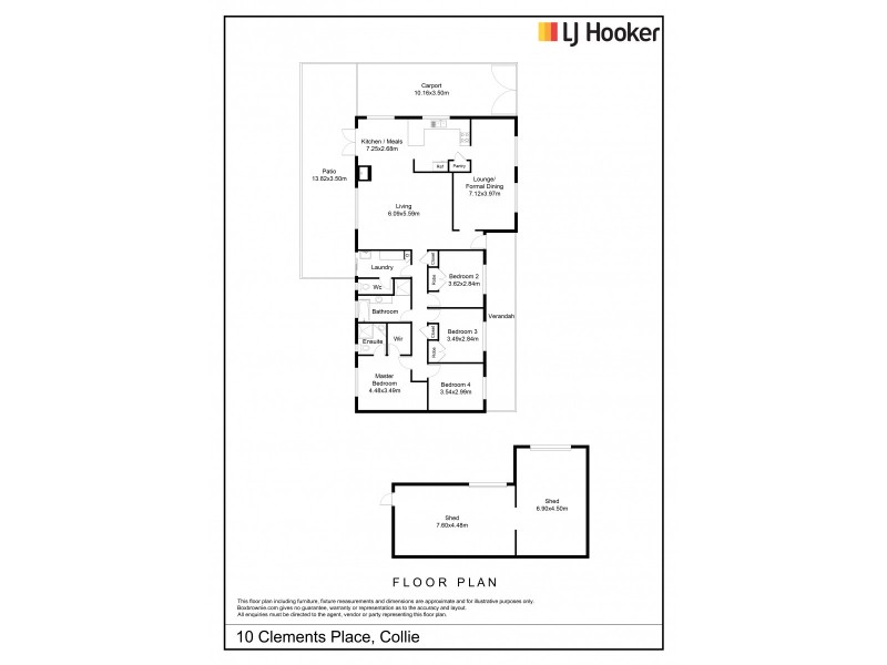 10 Clements Place, Collie WA 6225 Floorplan